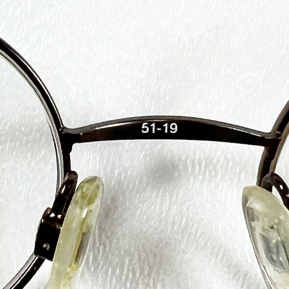 BLUE MOON BM85 Eyeglasses Frame Full Rim Oval 51-19-140 Metal Matte Brown Unisex - Picture 13 of 14